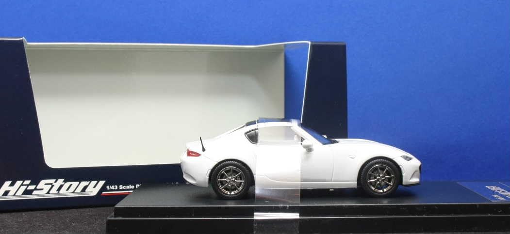 ハイストーリー マツダ ロードスター RF 1/24 ミニカー 白 ハイストーリー マツダ ロードスター RF 1/24 ミニカー 白